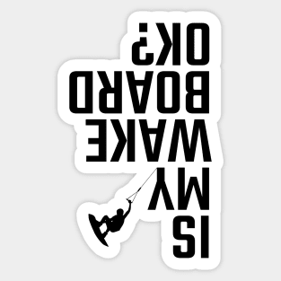 wakeboarding Sticker